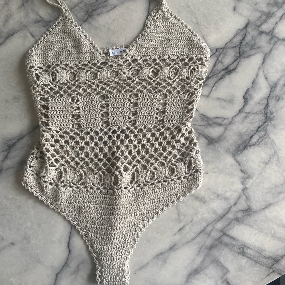 Knit body suit
